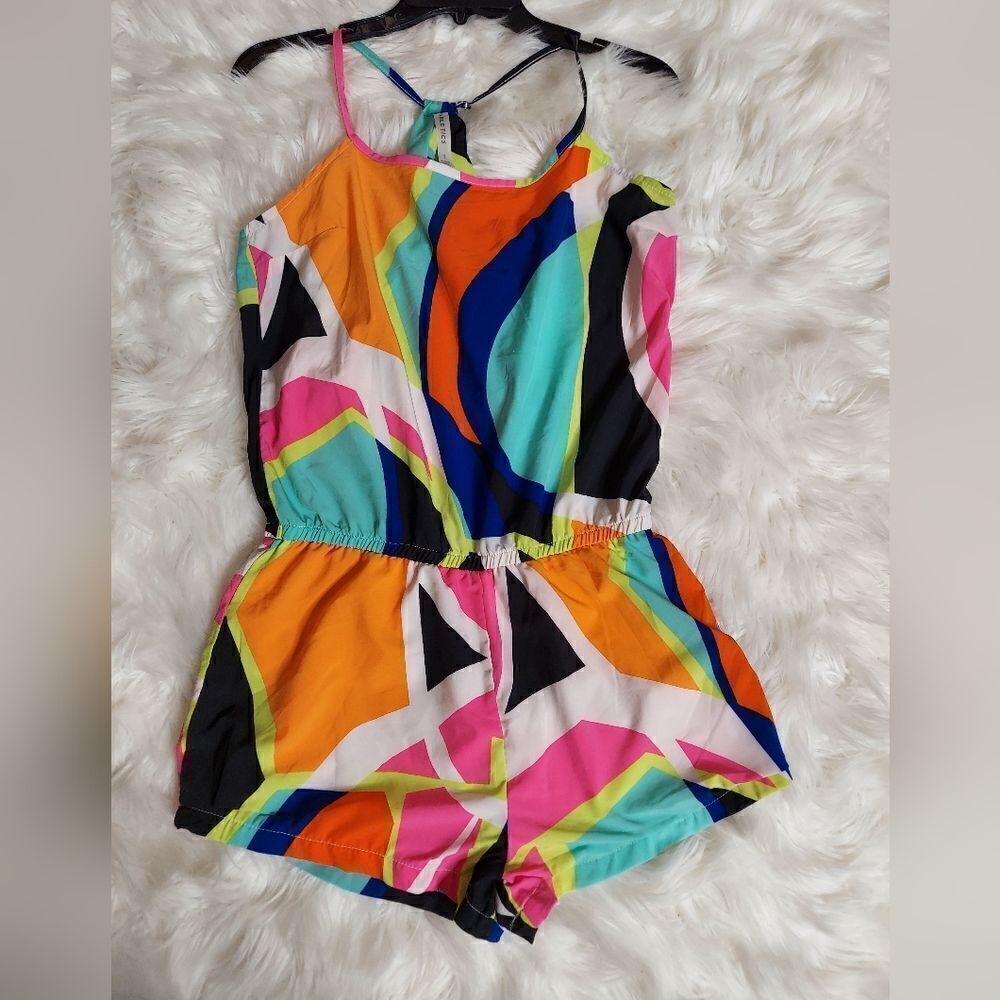 Fabletics Neema multicolored romper in popsicle p… - image 10